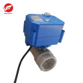 CWX-25S DN25 1-Zoll-Vollbohrung Messing weiblich-weiblich BSP DC12V CR03 elektrisches Wasserventil mit Positionsanzeige